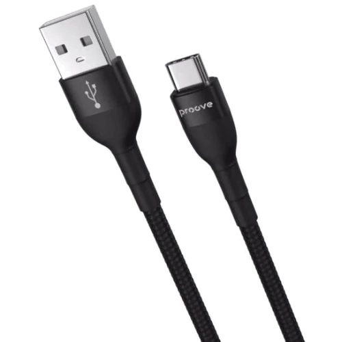 Кабель Proove USB Cable to USB-C Weft 3A 1m Black