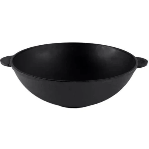 Сковорода Brizoll Wok чугунная с алюминиевой крышкой 3.7л 280х96мм (W28-4): Тип сковороды ВОК