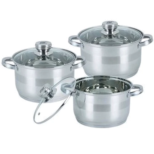 Набор кастрюль Bohmann 06-375-BH (6пр /4.5, 6.3, 7.7л/)