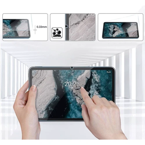 Аксесуар для планшетних ПК BeCover Tempered Glass Clear для Nokia T21 10.4" (708798): Матеріал закаленное стекло