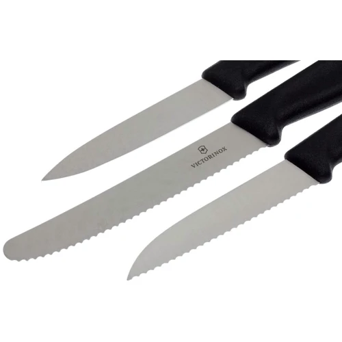 Набор кухонных ножей Victorinox SwissClassic Paring Set 3 пр. (6.7113.3): Метериал лезвия нержавеющая сталь