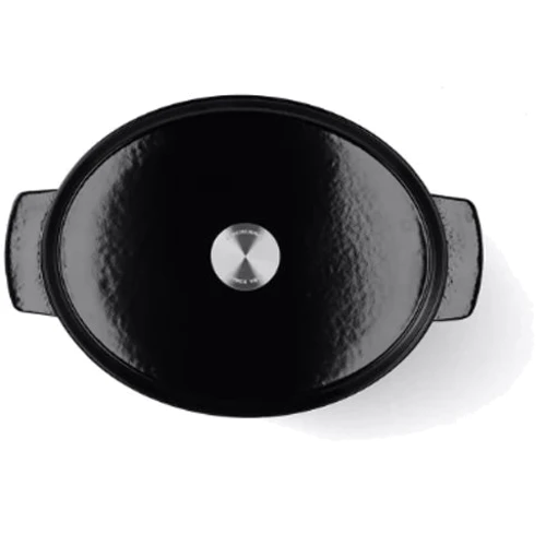 Гусятниця KitchenAid чавунна з кришкою, 5.6 л, чорна (CC006064-001): Найменування Гусятница с крышкой