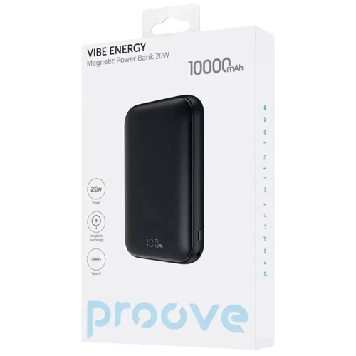 Внешний аккумулятор Proove Power Bank 10000mAh Vibe Energy 20W Black (PBVE20020001): Количество USB 1