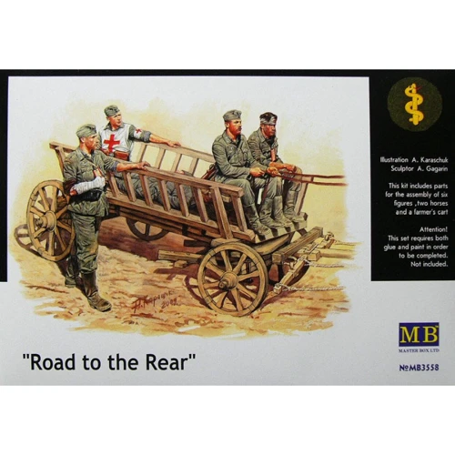 Набор фигурок Master Box Road to the Rear (MB3558)