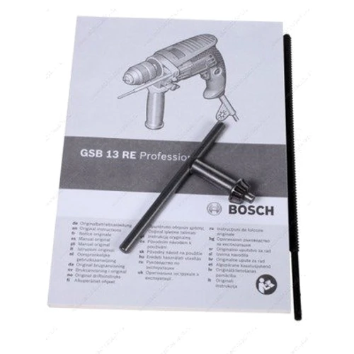 Дрель ударная Bosch GSB 13 RE ЗВП (0601217102): Тип патрона ключевой