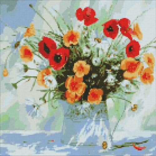 Алмазная мозаика Идейка Оттенки лета ©Ira Volkova AMO7075 40х40 см