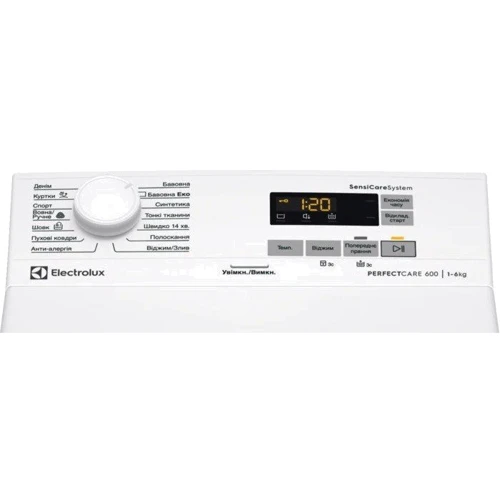 Стиральная машина Electrolux EW6T5061U: Тип загрузки вертикальная