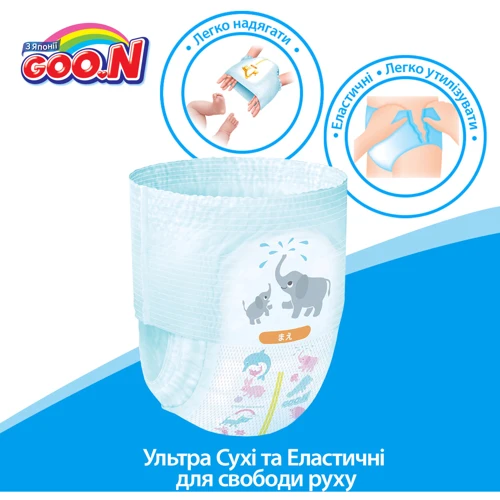 Трусики-підгузки Goo.N для дівчат коллекції 2019 (Big XL,12-20 кг) (843099) фото 6
