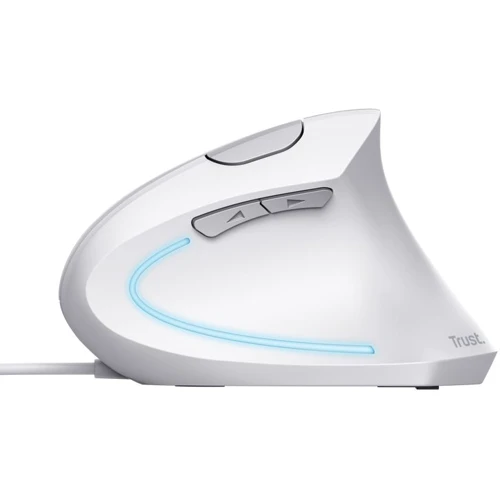 Мышь Trust Verto Ergonomic USB White (25133): Эргономика для правой руки