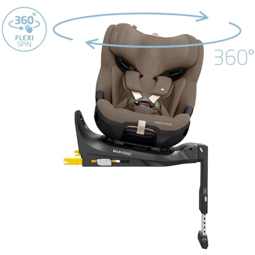 Автокресло Maxi-Cosi Emerald 360 Pro Authentic Truffle (8621251110): Крепление Isofix есть