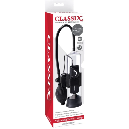 Вакуумная помпа Pipedream Classix Vibrating Power (PD192700)