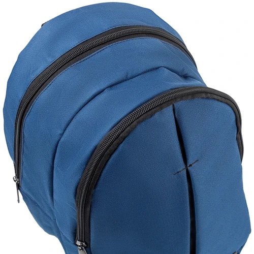 Мужской рюкзак DNK Leather синий (DNK-BACKPACK-2-col2): Тип ручки Плечевой ремень, Короткая ручка