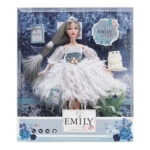 Кукла Emily с домашним любимцем, 30 см (QJ 126 B)