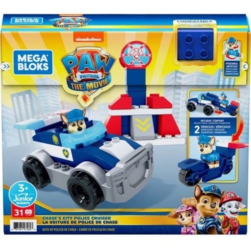 Конструктор Mega Bloks Paw Patrol Поліцейська машина Чейза (GYJ00)
