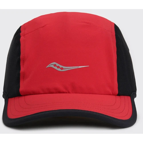 Бейсболка Saucony Point-To-Point Hat красная (800026-RED) фото 3