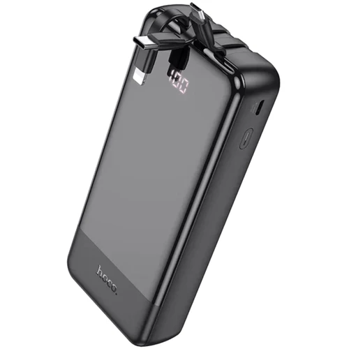 Зовнішній акумулятор Hoco Power Bank 20000mAh J114A with Cable Black: Кількість USB 2
