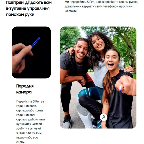 Стілус Samsung S Pen Black (EJ-PN970BBRGRU) для Samsung Galaxy Note 10 / 10+ фото 4