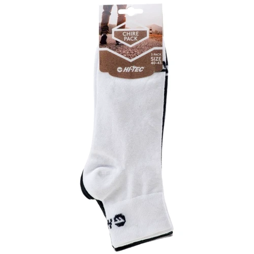 Носки Hi-Tec Chiro Pack (CHIRO PACK-BLACK/WHITE) 36-39 (23-25) 3 пары черные белые