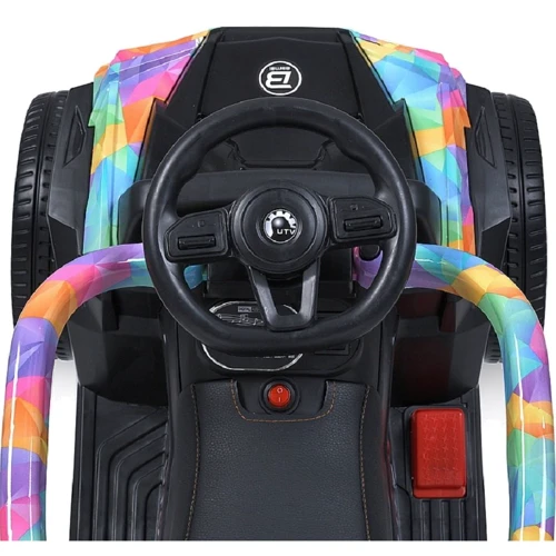 Дитячий електромобіль-толокар 2в1 Bambi Квадроцикл блакитний (M 5732EBLR-1)