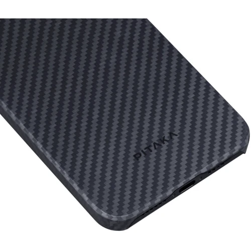 Чехол для iPhone Pitaka MagEZ Case 4 Twill 1500D Black/Grey (KI1501P) for iPhone 15 Pro