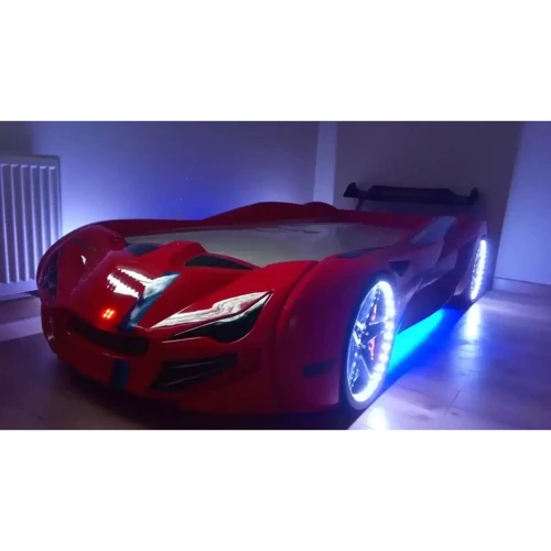 Детская кровать машина Fantasy BMW красная: Опускающаяся стенка нет