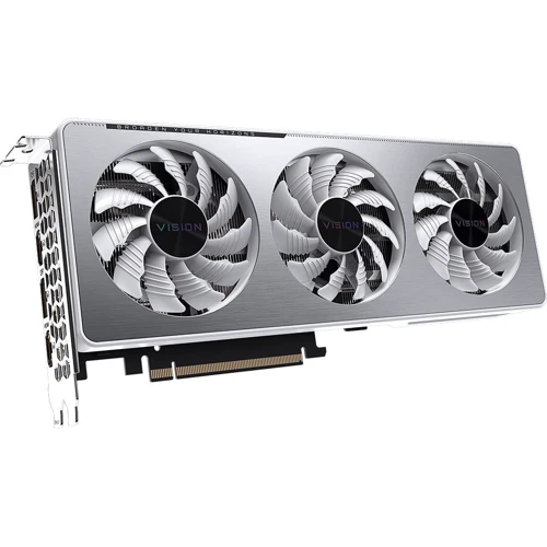 Видеокарта GIGABYTE GeForce RTX 3060 VISION OC 12G rev. 2.0 (GV-N3060VISION OC-12GD rev. 2.0): Объем памяти, Гб 12