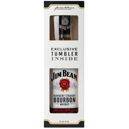 Бурбон Jim Beam White 40% 0.7л + 1 стакан (DDSBS1B065): Страна производитель США