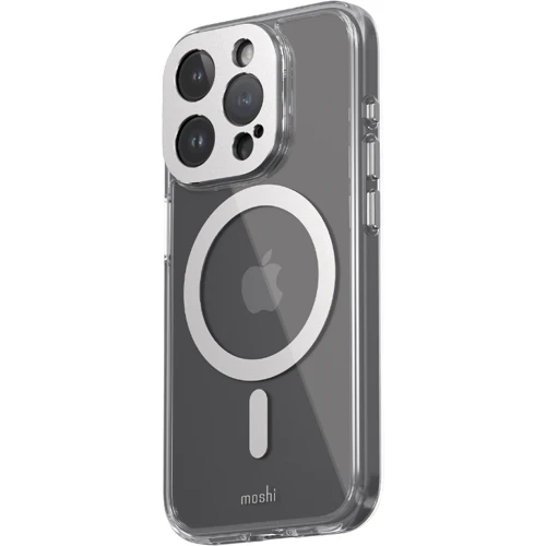 Чехол для iPhone Moshi iGlaze Slim Hardshell Case Luna Silver (99MO231003) for iPhone 15 Pro