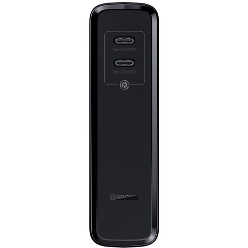 Зарядное устройство Baseus Wall Charger Power Station GaN 2xUSB-C 45W + Power Bank 1000mAh Black (PPNLD-F01): Особенности Power Delivery (PD), USB-C, Быстрая зарядка