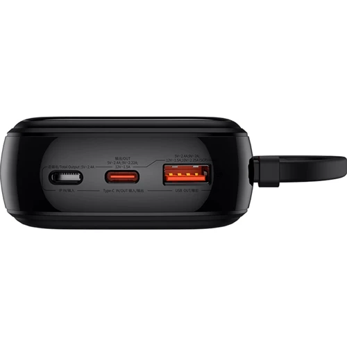 Внешний аккумулятор Baseus Power Bank 20000mAh Qpow Pro FC 22.5W Black (P10067103113-00): Емкость батареи, мАч 20000