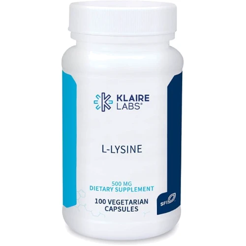 Klaire Labs L-Lysine L-лизин 500 мг 100 капсул
