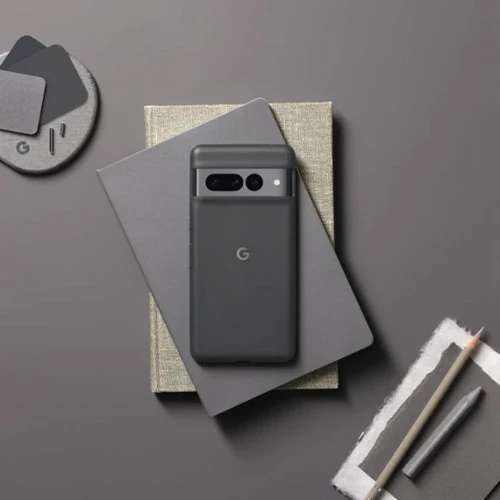 Чехол для телефонов Google Official Case Obsidian for Google Pixel 7 Pro (GA04448): Цвет темно-серый