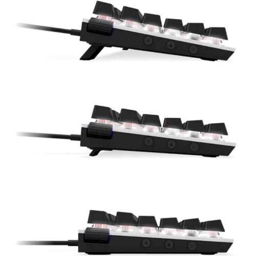 Клавіатура NZXT TKL Gateron Red Switches UK EN Layout White (KB-1TKUS-WR): Підключення дротове