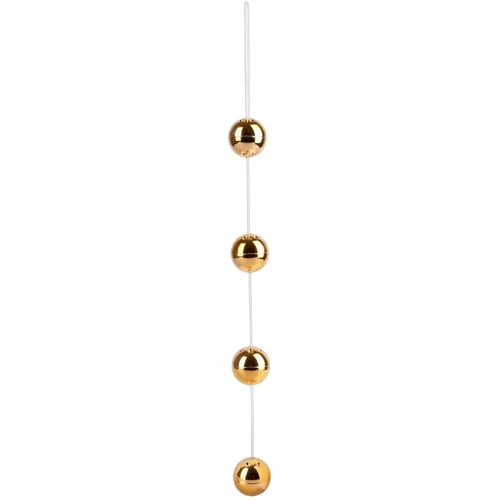Вагинальные шарики You2Toys Golden Beads, золотые (3 см)