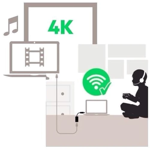 Адаптер Belkin Adapter USB-C to HDMI 4K Black (F2CU038btBLK) фото 3