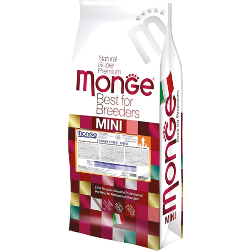 Сухой корм беззерновой Monge Dog Bwild Grain Free Mini для собак малых пород с анчоусом 15 кг (70004695)