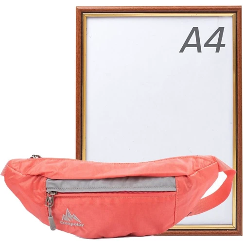 Женская поясная сумка Onepolar розовая (W5661-pink): Материал Текстиль