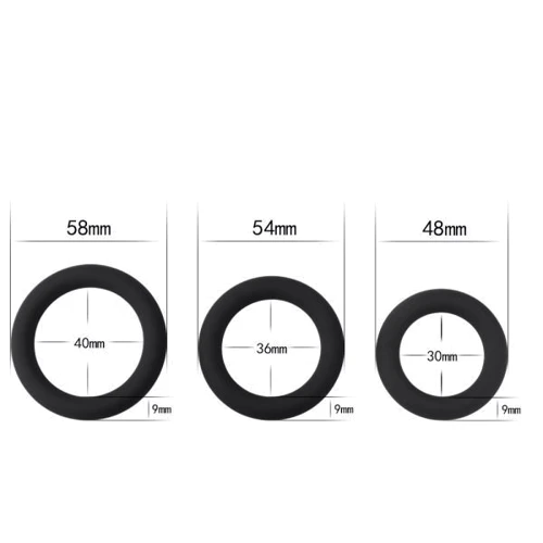 Набір ерекційних кілець LoveToy Power Plus Cock Ring Series