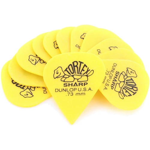 Медиатор Набор медиаторов DUNLOP 412P.73 TORTEX SHARP PLAYERS PACK 0.73: Форма медиатора Pointy