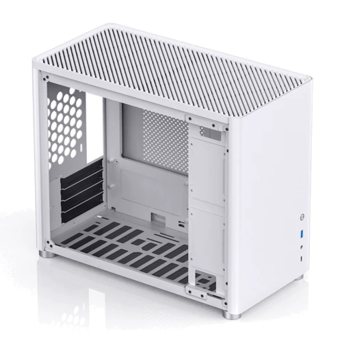 Корпус Jonsbo D30 Aluminum White: Материал передней панели сталь