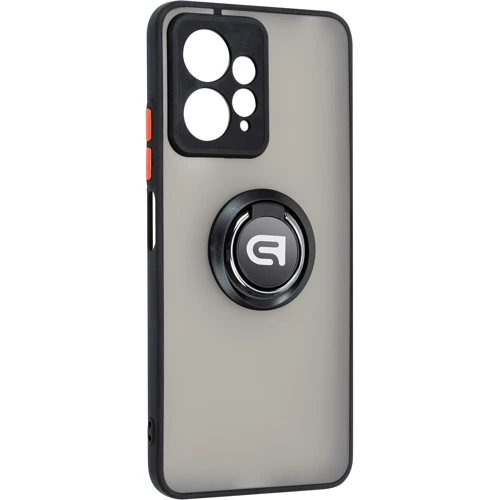 Чехол для телефонов ArmorStandart Frosted Matte Ring Black for Xiaomi Redmi Note 12 4G (ARM68378)