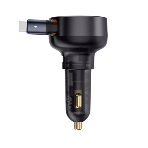 Зарядное устройство Baseus Car Charger USB Enjoyment Pro with Cable 60W Black (C00057800111-00): Сила тока 2.4А и более