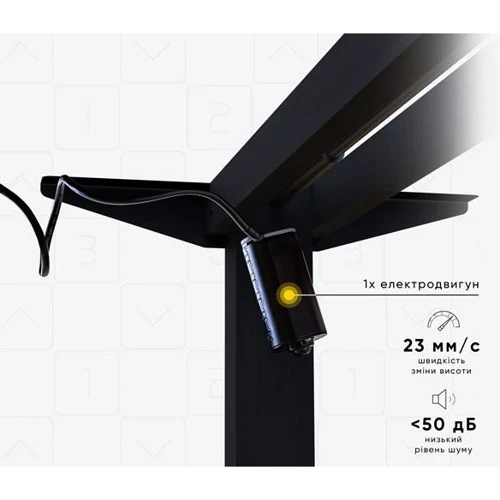 Стол Mealux PowerDesk Energy Mahogany c электрорегулировкой высоты (EVO-201 Energy Mahogany/B)