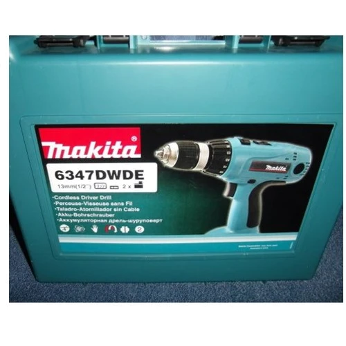 Шуруповерт аккумуляторный Makita 6347DWDE: Количество скоростей работы 2