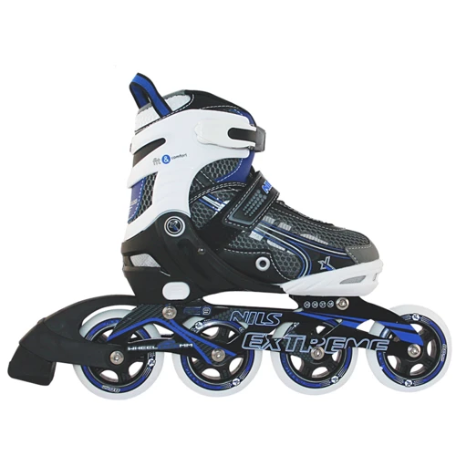 Роликовые коньки Nils Extreme размер 31-34 голубые (NA9008A)