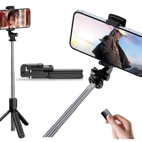 XO SS09 Multifunctional Remote Control Selfie Stick Black фото 6