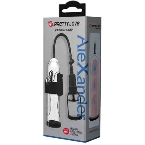 Вакуумная помпа с вибрацией Pretty Love - Penis Pump AleXander (BM-010066BPL)