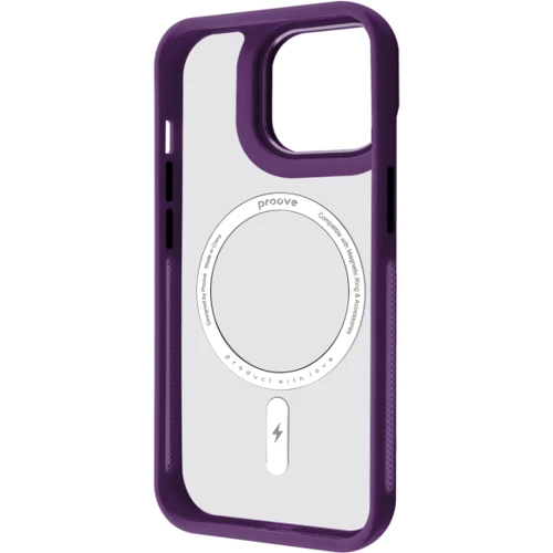 Чехол для iPhone Proove Clear Essence Case with Magnetic Ring Deep Purple for iPhone 14 Pro Max: Тип чехла накладка на заднюю часть