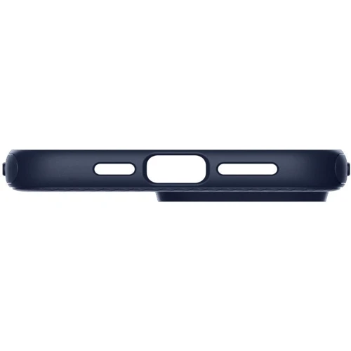 Чехол для iPhone Spigen Mag Armor MagFit Navy Blue (ACS04845) for iPhone 14 Pro Max: Материалы поликарбонат и полиуретан