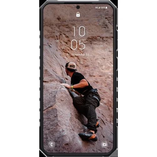 Аксессуар для смартфона Urban Armor Gear UAG Pathfinder Black (214444114040) for Samsung S926 Galaxy S24 Plus: Материал TPU (термополиуретан) и поликарбонат